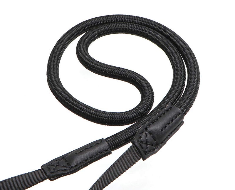 HITHUT Quick Release Camera Neck Strap Shoulder Strap Belt for Mirrorless Digital Cameras Climbing Rope with Quick Release QD Loops Connector with O-Ring Adjustable Length 30-53inch Black - Image 1